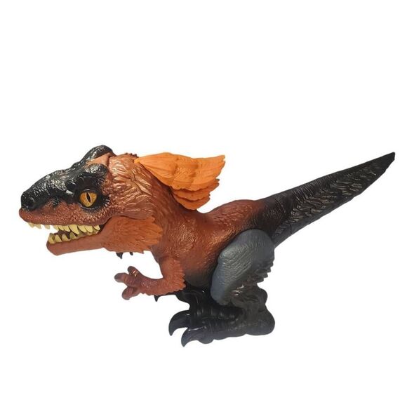 Mattel Jurassic World Dominion Pyroraptor Ultimate Fire Dinosaur Figure Intellig - Picture 3 of 8